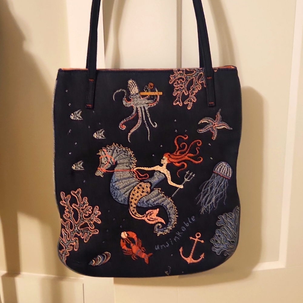 Spartina 449 Denim mermaid purse
